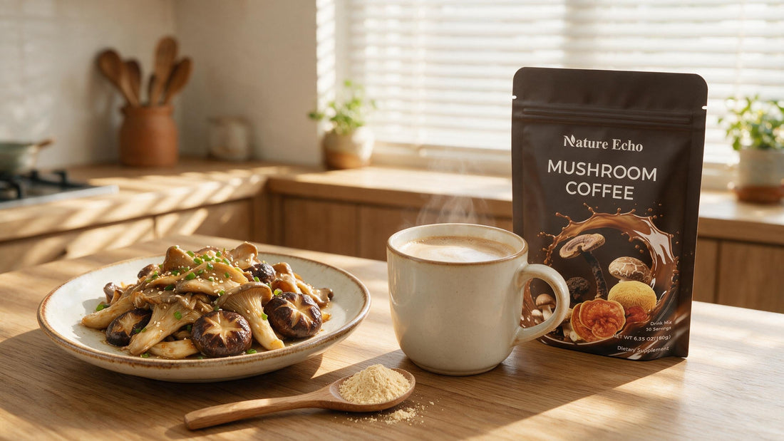 Functional vs. Culinary Mushrooms: A Nature Echo Guide to Food, Coffee, and Gummies