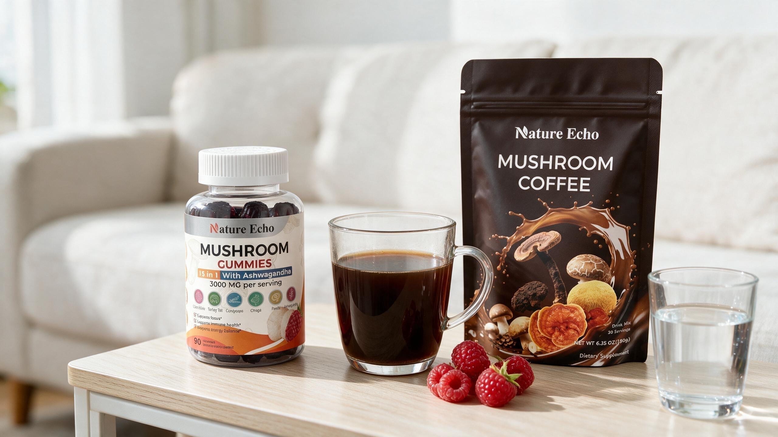 Mushroom Coffee Alternative: Caffeine-Free Options and Gummies vs Coffee