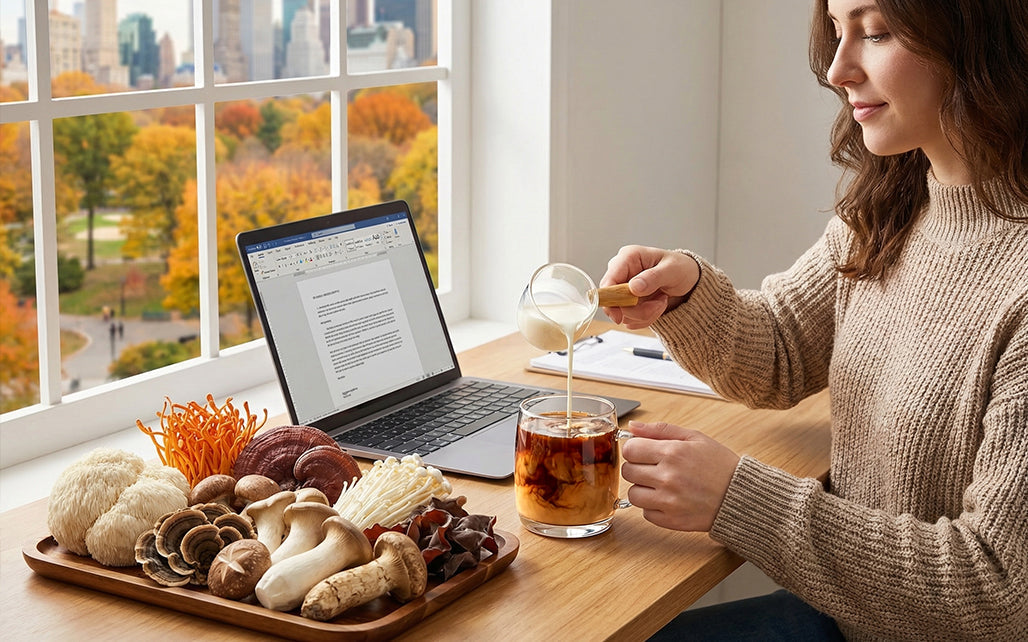 Mushroom Coffee & Gut Health: FOS Prebiotics Explained