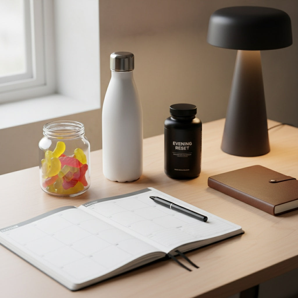 AM/PM Routine Planning: Mushroom Gummies and Magnesium Glycinate Label Checks
