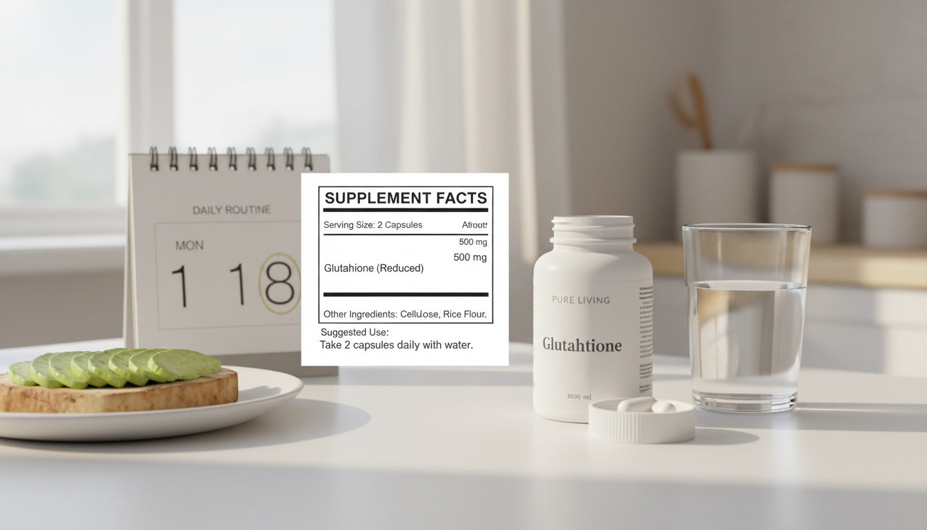 Can You Take Glutathione Every Day? Timing, Label Directions and Safety Questions to Ask First