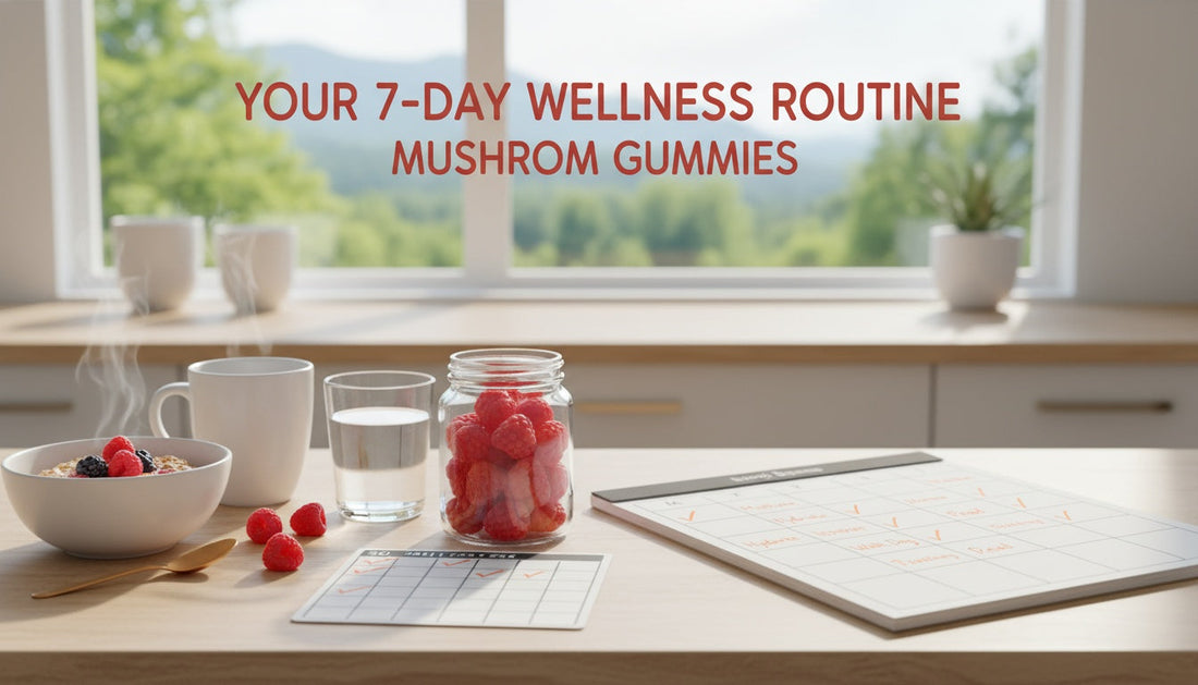 A 7-Day Mushroom Gummy Consistency Plan for People Who Usually Skip Capsules