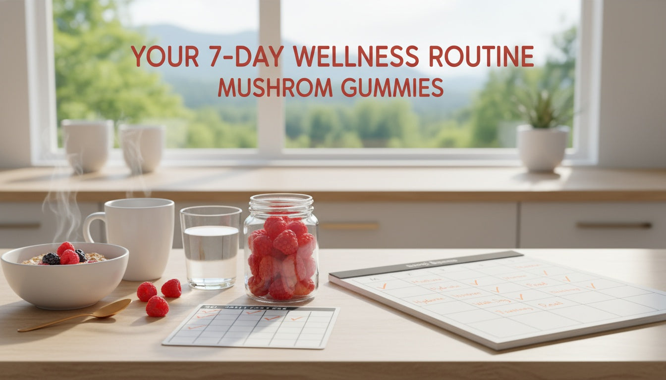 A 7-Day Mushroom Gummy Consistency Plan for People Who Usually Skip Capsules
