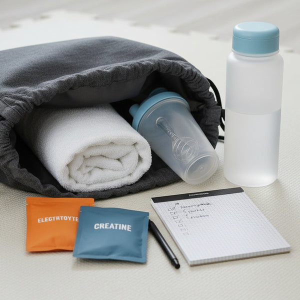 Gym Bag Supplement Packets: A Beginner Checklist for Creatine, Electrolytes and Water