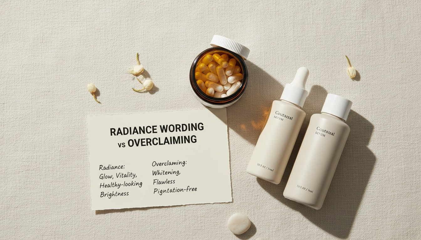 Glutathione and Skin Radiance Wording: What Supplement Content Can Safely Say