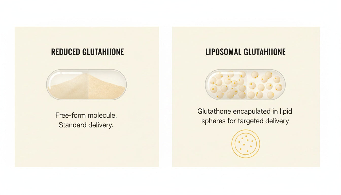 Liposomal vs Reduced Glutathione: Bioavailability Questions Consumers Should Ask
