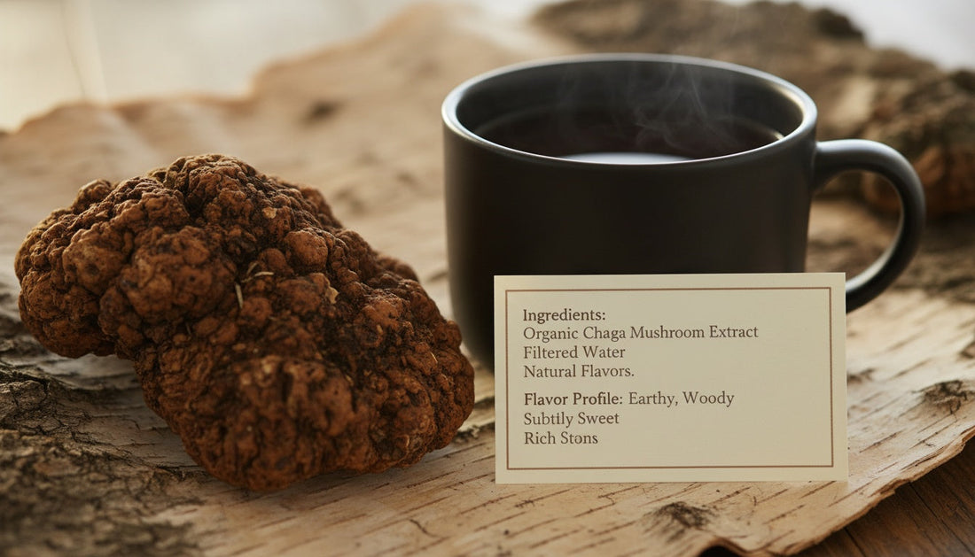 Chaga Mushroom: Flavor, Caffeine Myths, and Antioxidant Language Explained