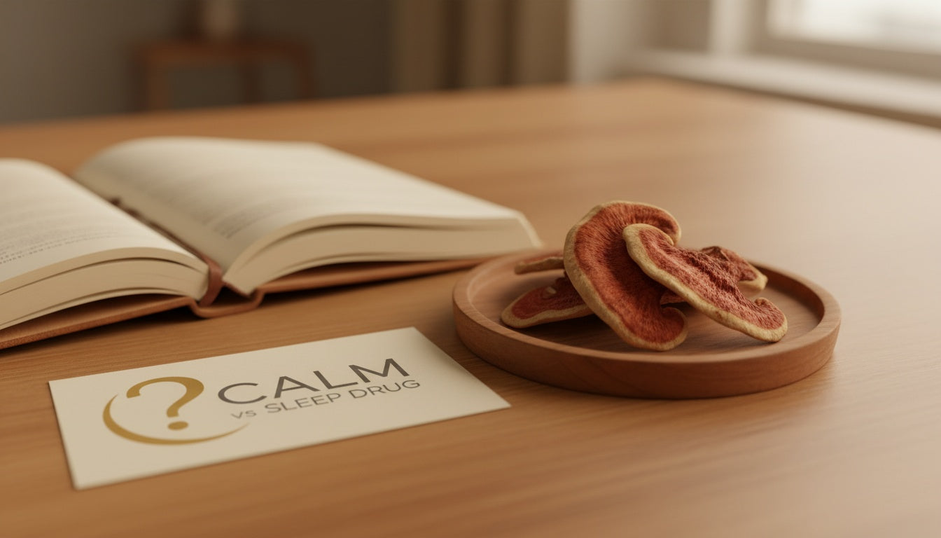 Reishi for Calm? What the Evidence Actually Says (and How to Read the Label)