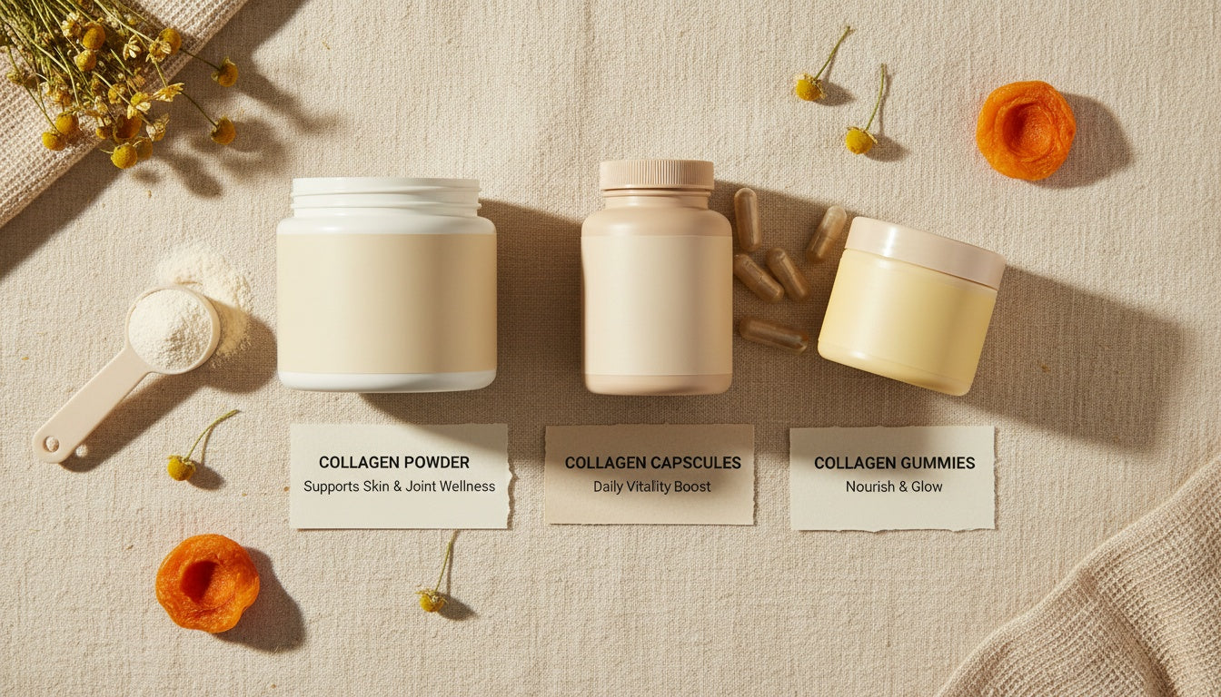 Collagen Powder vs Capsules vs Gummies: How to Choose the Right Format