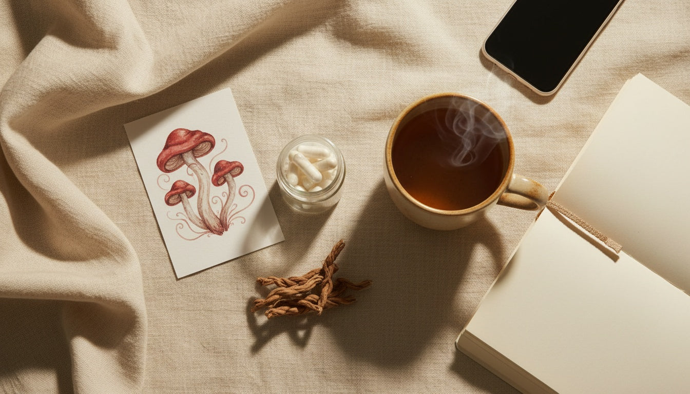 Nighttime Wellness Routine: Magnesium, Reishi, Ashwagandha, and What Claims to Avoid
