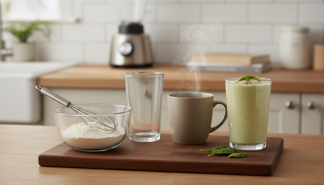 A Collagen Powder Mixing Troubleshooter: Texture, Temperature, and Recipes