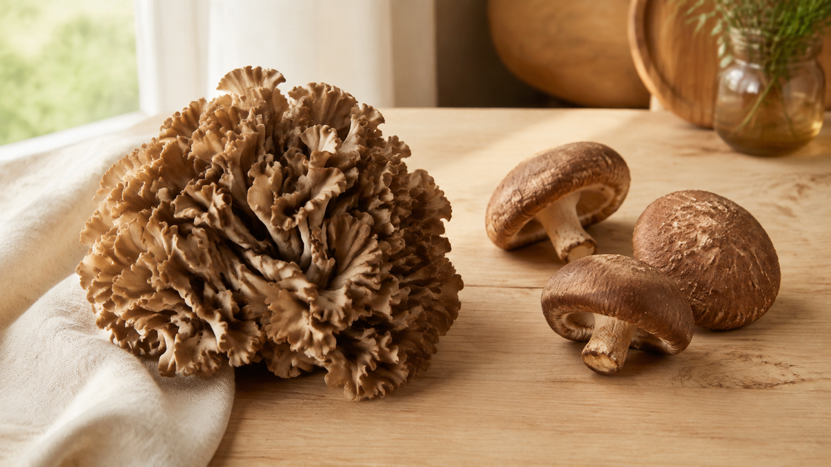 Maitake vs Shiitake: Taste, Texture, and When to Use Each