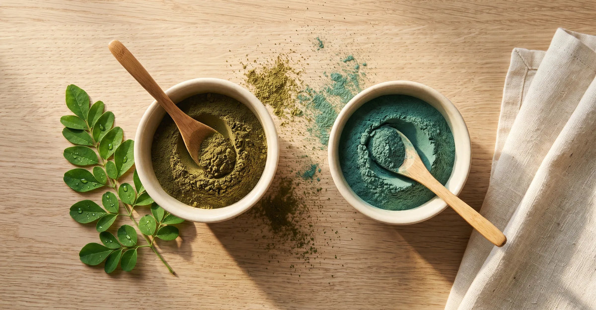 Moringa vs. Spirulina: Which Fits Your Nutrition and Routine?
