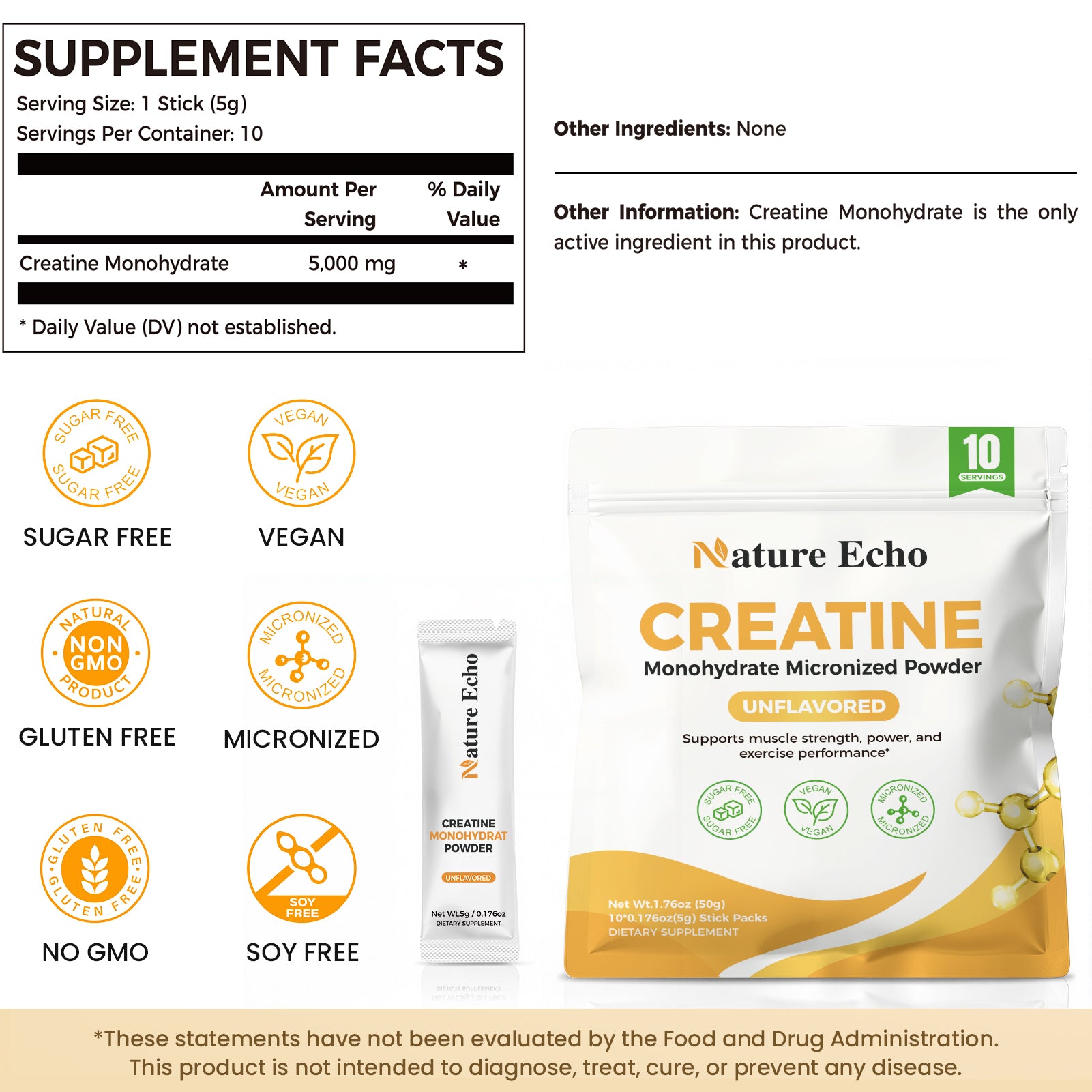 Creatine Monohydrate Powder