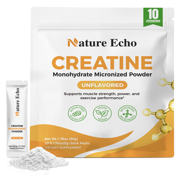 Creatine Monohydrate Single-Serve Travel Packs