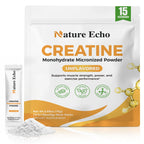 Creatine Monohydrate Micronized Powder - 10 Single-Serve Travel Packs 5g