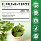 Moringa Extract Capsules — 1,000mg Per Serving