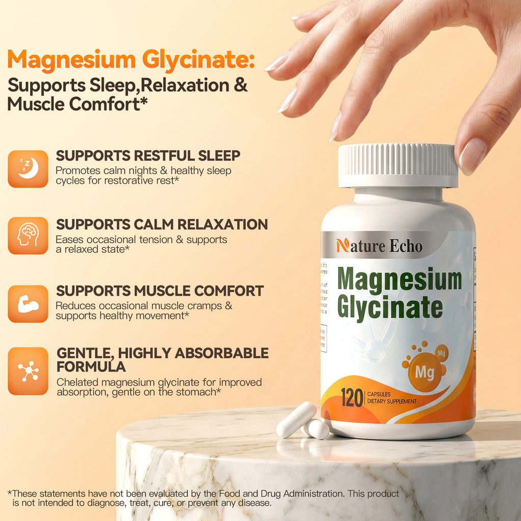 Magnesium Glycinate Veggie Capsules