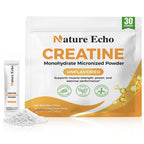 Creatine Monohydrate Micronized Powder - 10 Single-Serve Travel Packs 5g