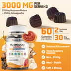 Mushroom Gummies — 15-in-1 with Ashwagandha