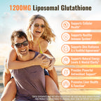 Liposomal Glutathione Capsules — 1,200mg Dual-Form with Resveratrol & Alpha-Lipoic Acid