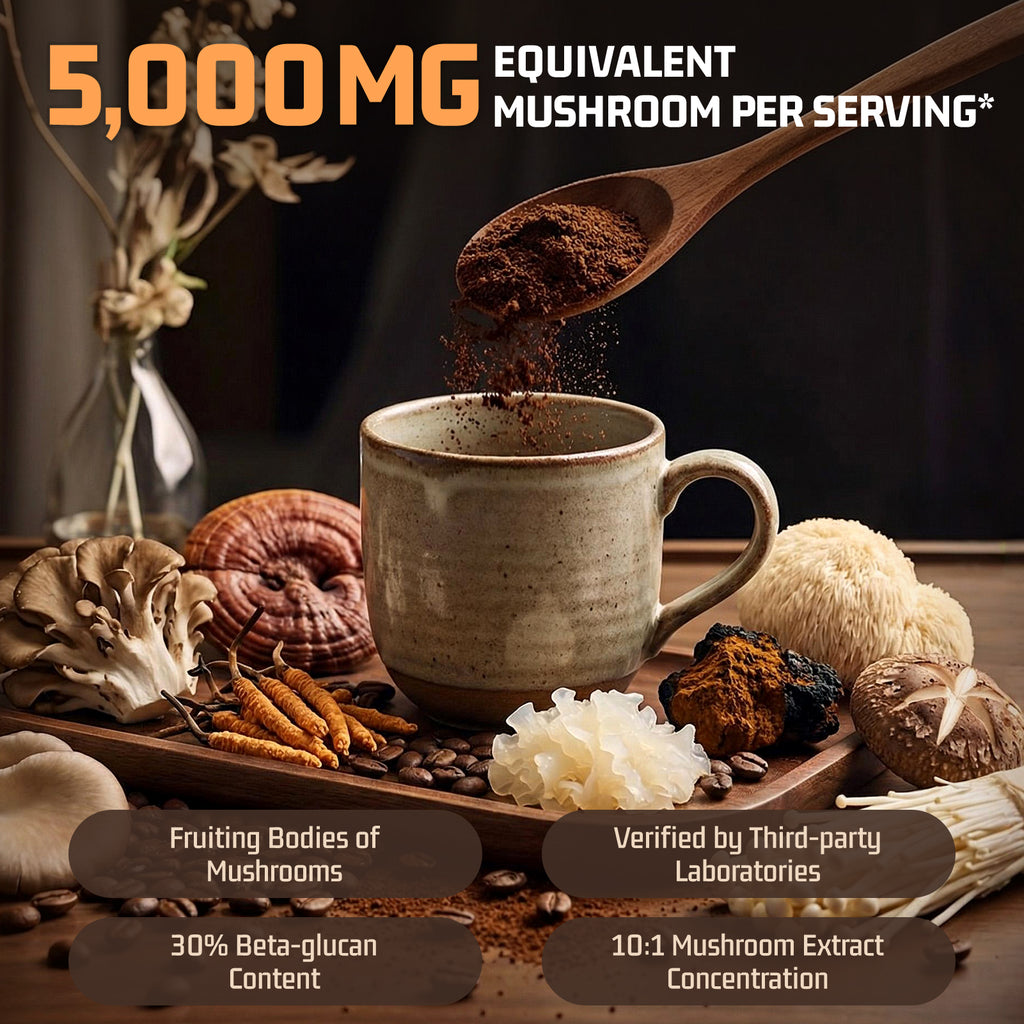 10 in 1 Mushroom Coffee with Ashwagandha