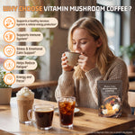 Mushroom Coffee 15 in 1 Superfood Mushrooms with Ashwagandha
