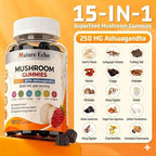 Mushroom Gummies — 15-in-1 with Ashwagandha