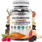 Mushroom Gummies — 15-in-1 with Ashwagandha