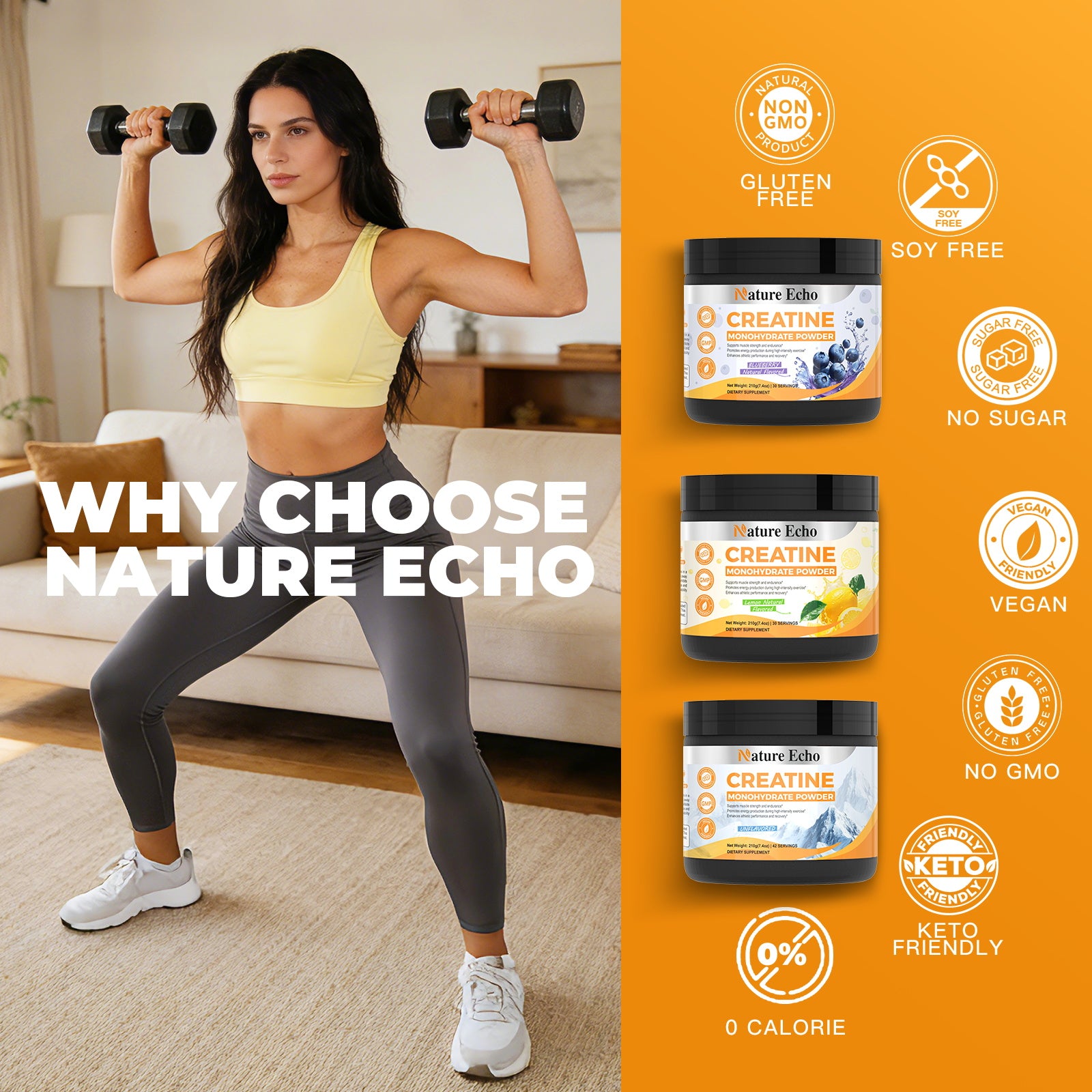 Creatine Monohydrate Powder 30 Servings