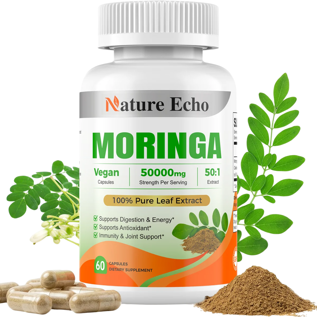 Moringa Extract Capsules — 1,000mg Per Serving