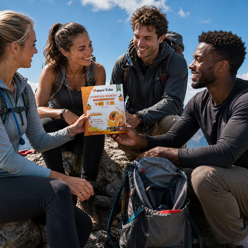 Electrolyte Orange Salt Powder Packets - main visual