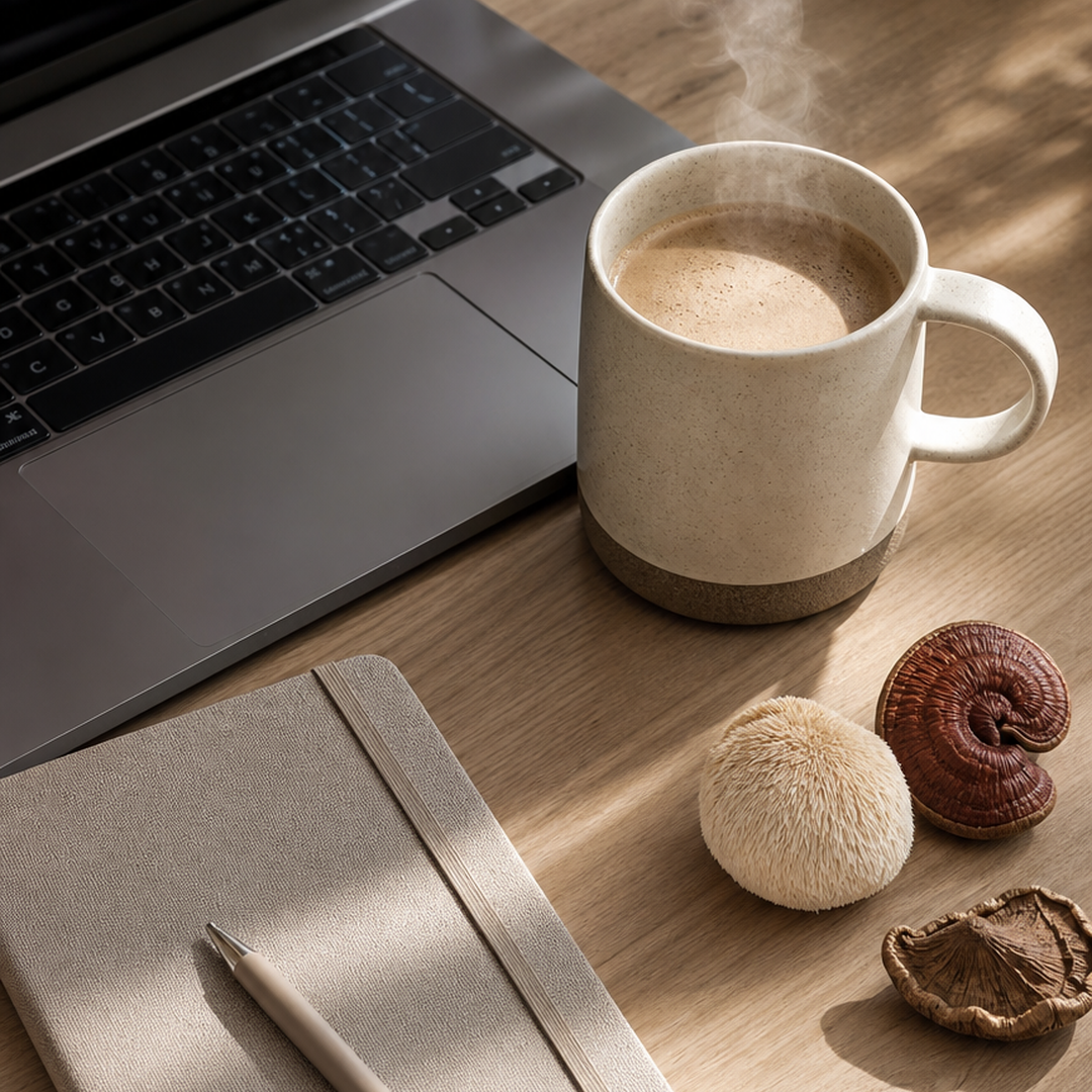Mushroom Coffee 15 in 1 Mushrooms with Ashwagandha - main visual