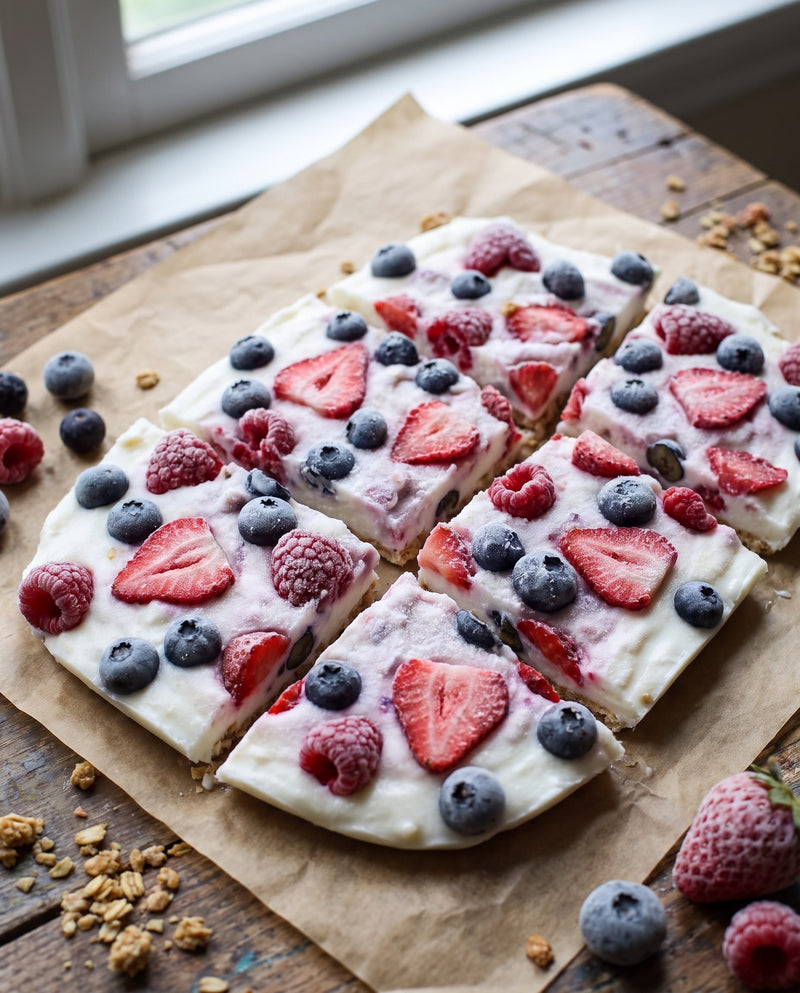 Berry Yogurt Electrolyte Bark