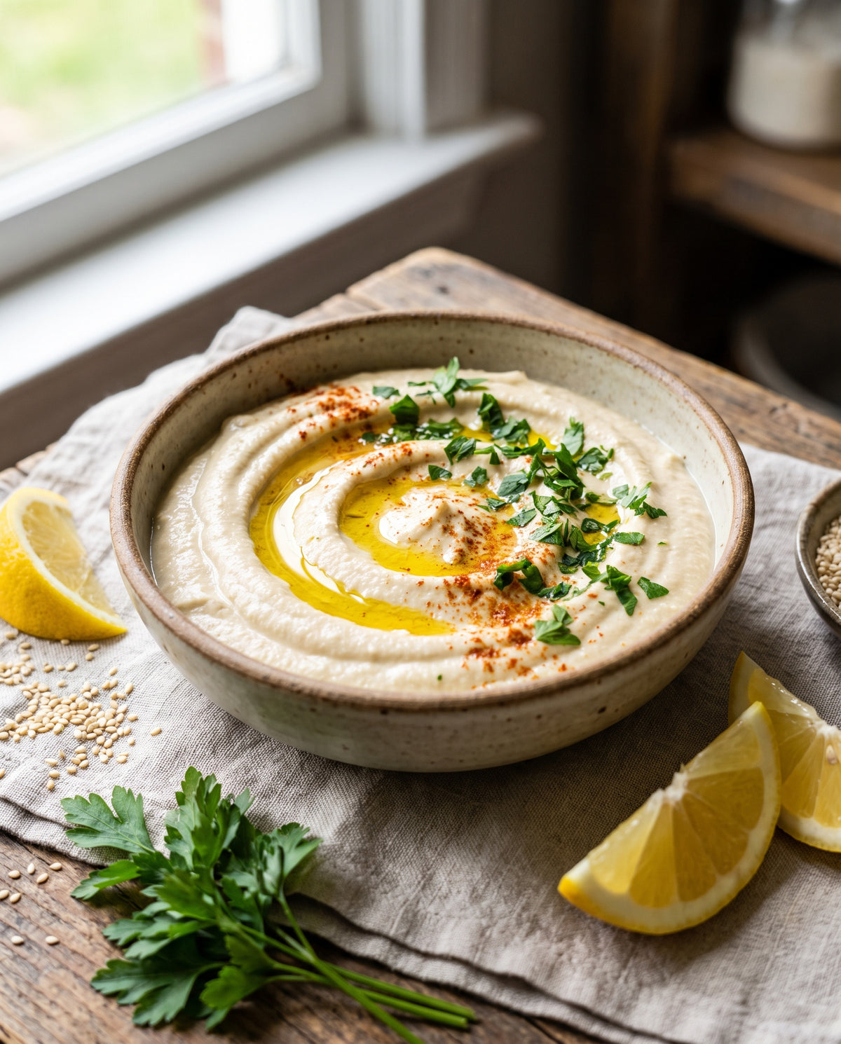 Cauliflower Collagen Hummus