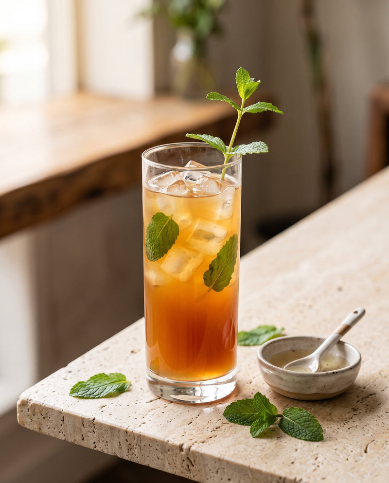 Easy Iced Mint Mushroom Coffee
