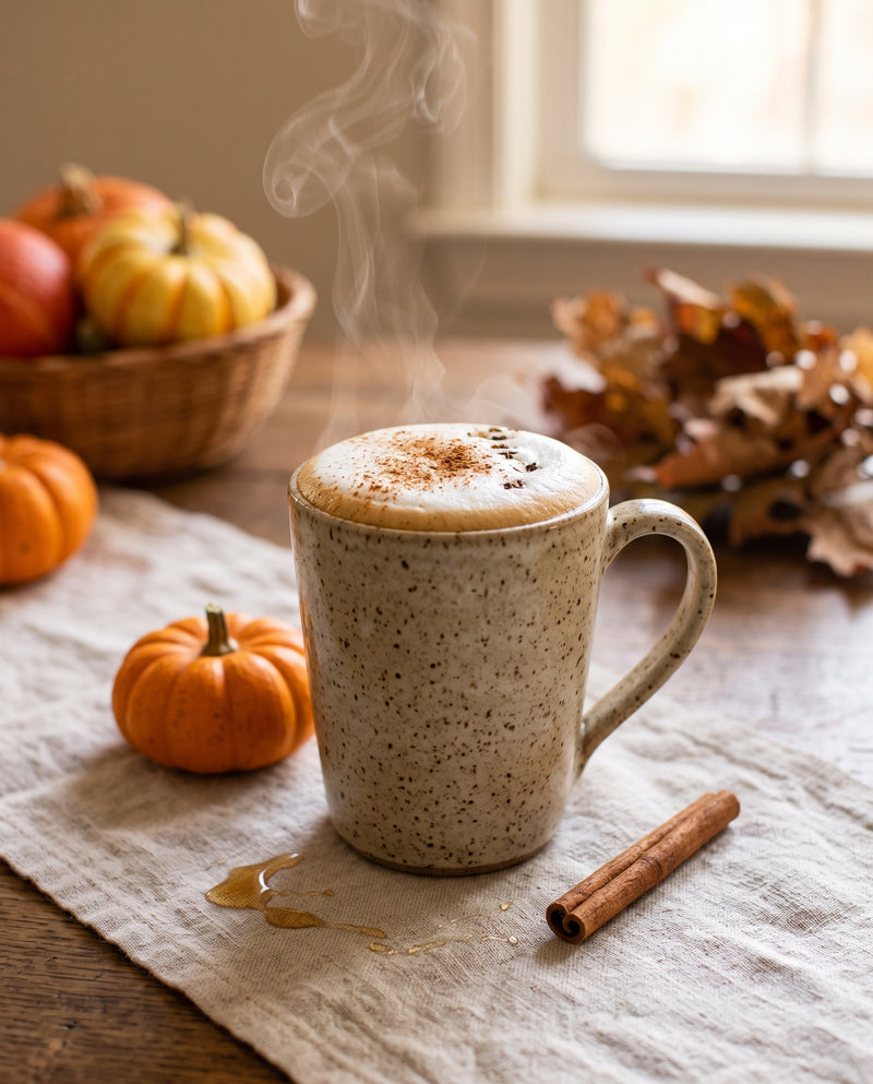 Pumpkin Spice Mushroom Coffee Latte