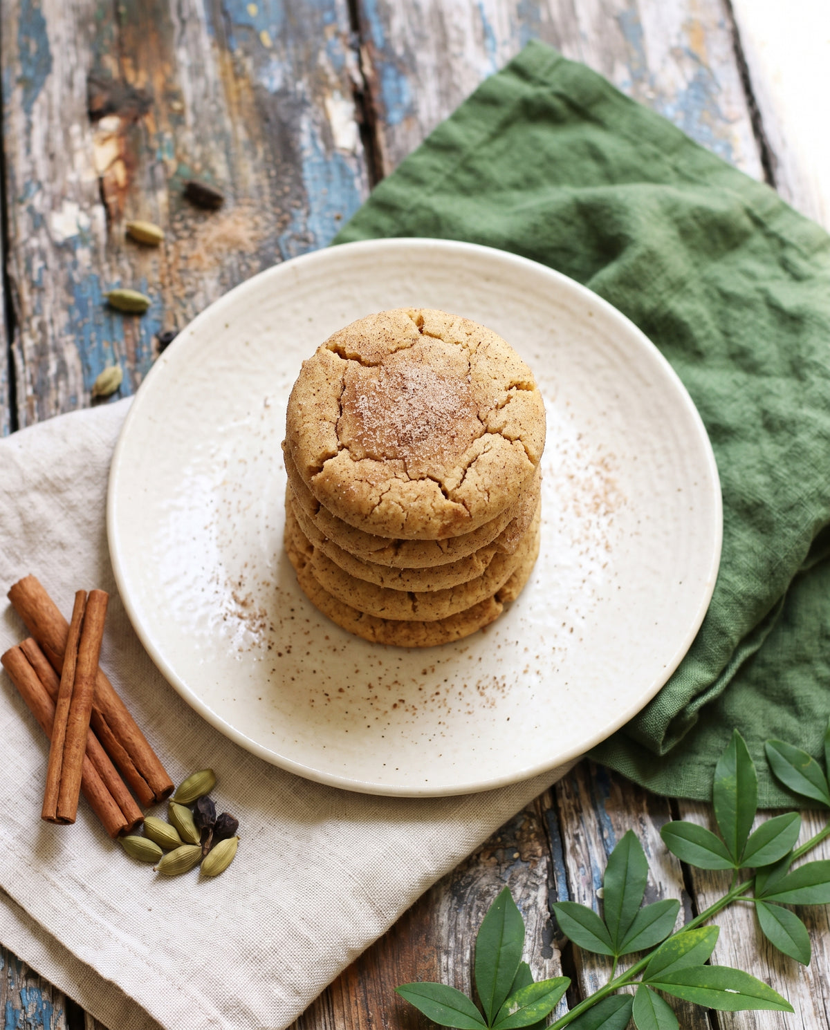 Spiced Mushroom Coffee Sugar Cookies